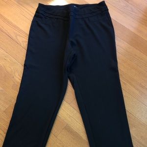 Black knit pants